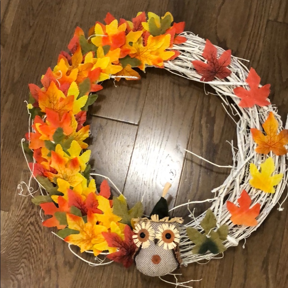 Fall/thanksgiving wreath
